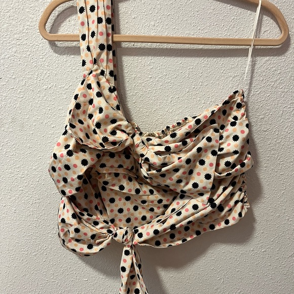 Maeve Bow toe one shoulder top - Picture 3 of 5